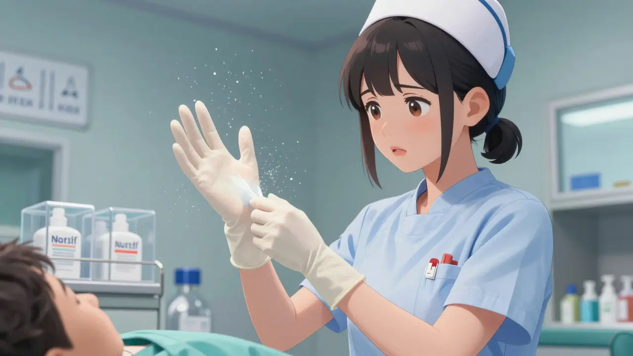 Latex Allergy: Cross-Reactivity and Workplace Management